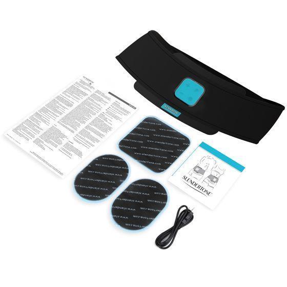 BODYA Cuscinetti di ricambio in gel per elettrodi del corpo, 9 pezzi, 3 set, per cintura addominale Slendertone, nero BODYA Cuscinetti di ricambio in gel per elettrodi del corpo, 9 pezzi, 3 set, per cintura addominale Slendertone, nero